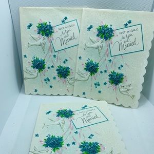 1950s New Cards “Congratulations On Marriage” 6x5